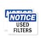 Signmission Used Filters, 10 in W x Rectangle, Plastic OS-2PACK-NS-P-710-L-18827 - alternate 1